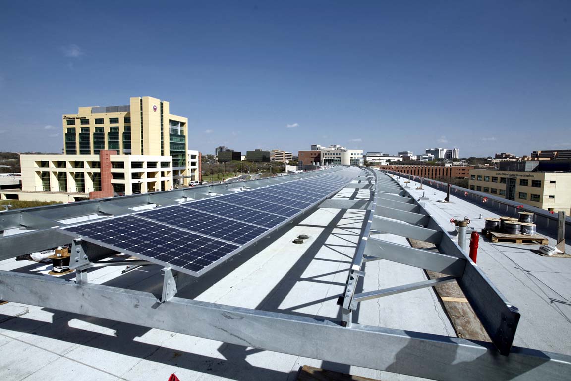 3rd Floor Roof Solar Panels